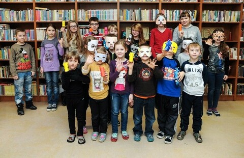 Teatralna zadymka w bibliotece