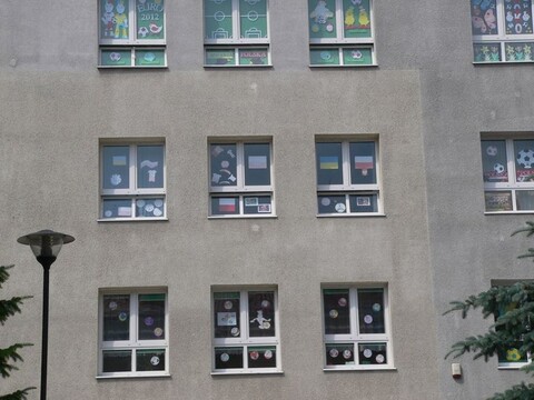 SP nr 21 wystrojona na Euro2012
