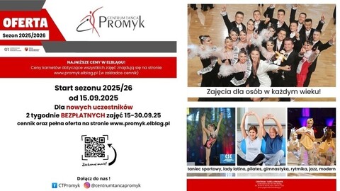 Tańcz, ćwicz, odkryj siebie - CT Promyk startuje z nowym sezonem. Dwa tygodnie bezpłatnych zajęć