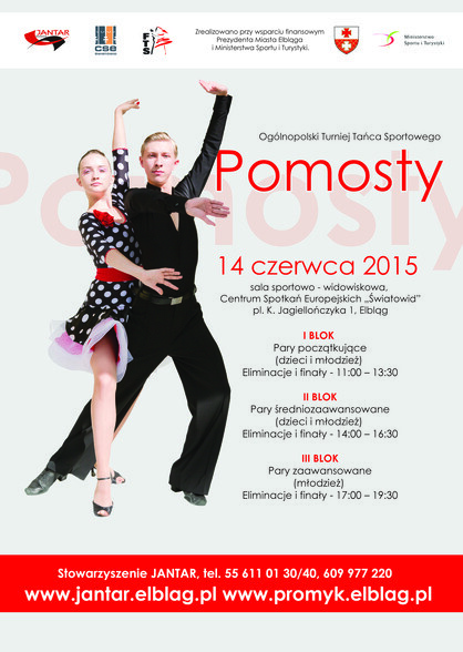 Taneczne „Pomosty” już w niedzielę