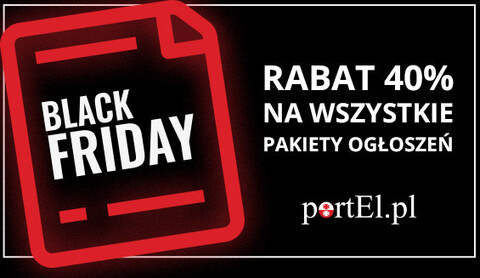 Tanie ogłaszanie! Black Friday na portEl.pl