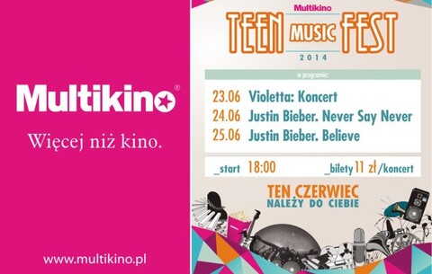Teen Music Fest w Multikinie!