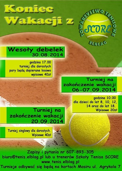 Tenisowe zakończenie wakacji