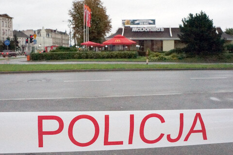Alarm bombowy w restauracji McDonalds