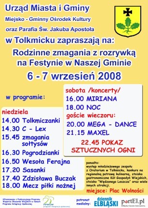 Tolkmicko zaprasza do wspólnej zabawy