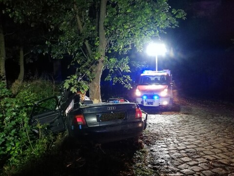 Tragiczny wypadek pod Braniewem. Nie żyje 18-latek