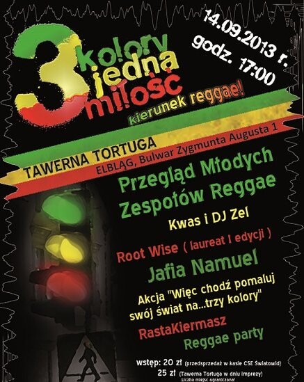 Trójkolorowa sobota z reggae