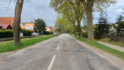 Trwają drogowe prace nad morzem
