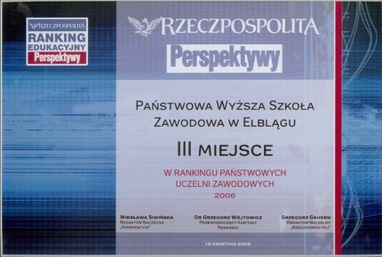 Trzecie miejsce w rankingu