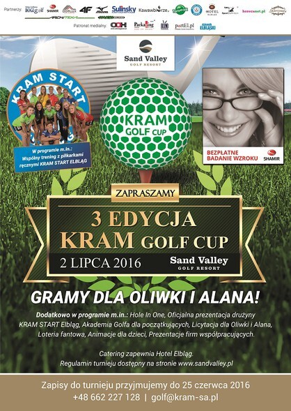 Turniej golfowy dla Oliwii i Alana