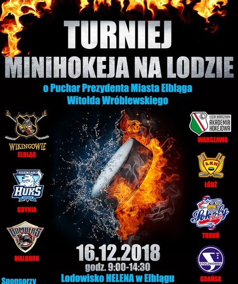 Turniej Minihokeja na lodzie o Puchar Prezydenta już w niedzielę