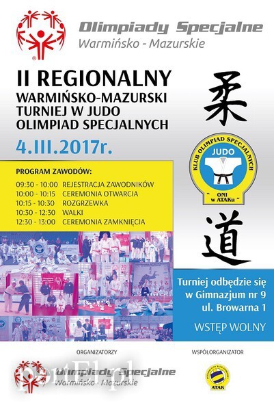 Turniej w Judo Olimpiad Specjalnych już jutro