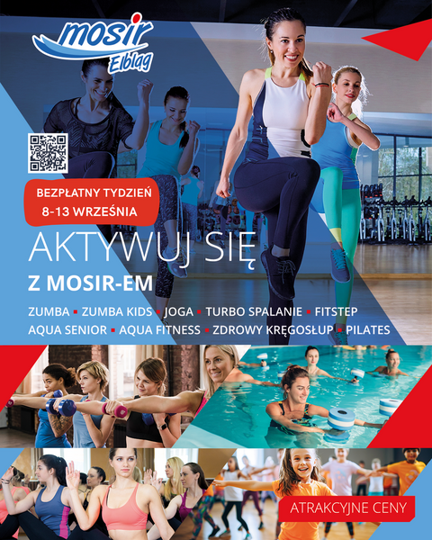 Tydzień zajęć za 0 zł! Poznaj harmonogram „Aktywuj się z MOSiR-em”