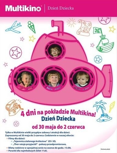 Tylko w elbląskim Multikinie Dzień Dziecka trwa aż 4 dni!