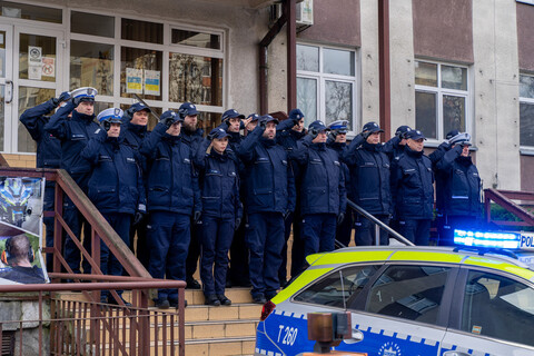 Uczcili pamięć tragicznie zmarłego policjanta