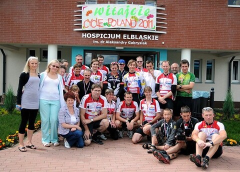 Rowerem przez Polskę. Dla hospicjów