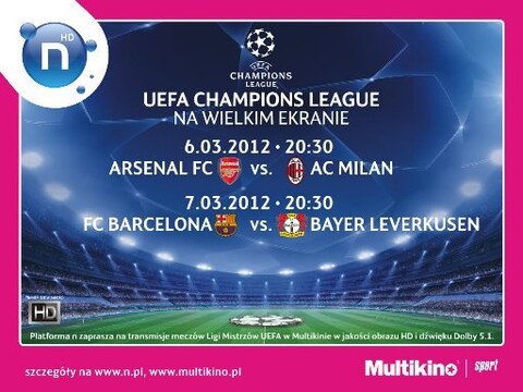 UEFA Champions League w Multikinie