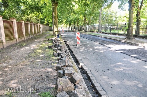 Prace drogowe na ul. Moniuszki