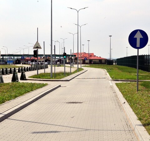 Unowocześnione przejście w Grzechotkach