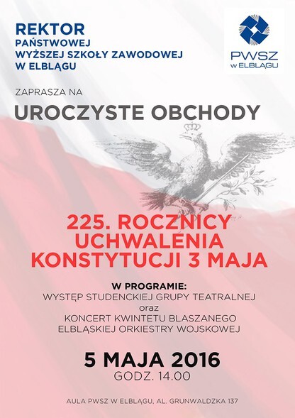 Uroczyste obchody uchwalenia Konstytucji 3 Maja