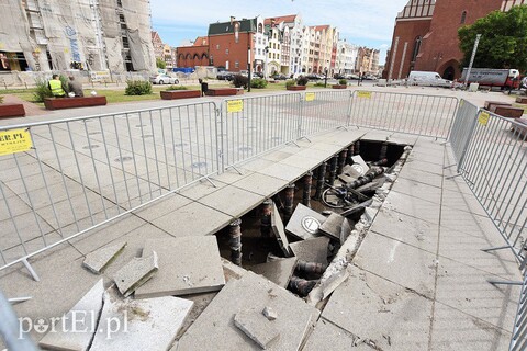 Uszkodził fontannę na starówce