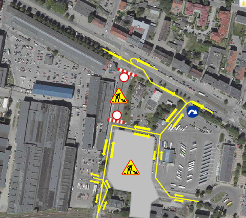Uwaga, zmiana w organizacji ruchu na Lotniczej