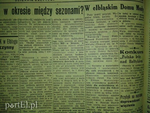 W elbląskim Domu Mody