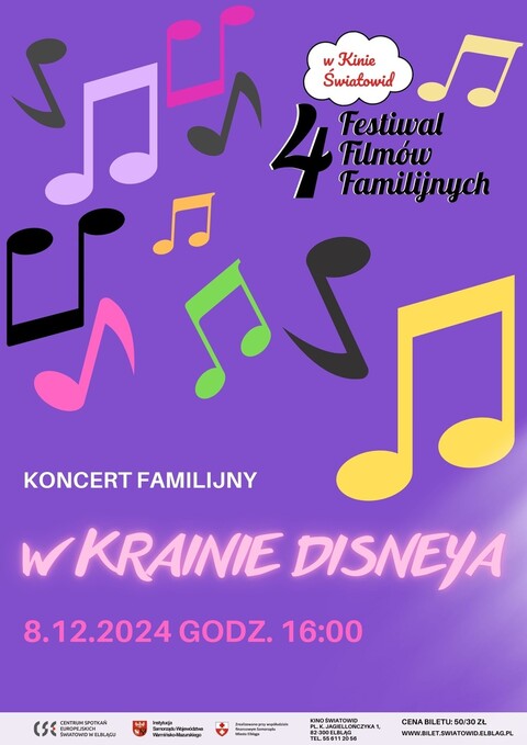 W krainie Disneya. Koncert w kinie Światowid