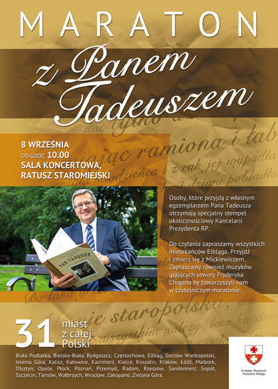 W sobotę czytamy Pana Tadeusza