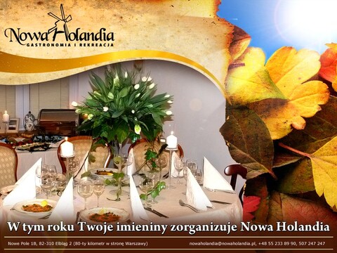 W tym roku Twoje imieniny zorganizuje Nowa Holandia