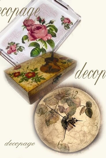 Wakacyjne zajęcia z decoupage’u