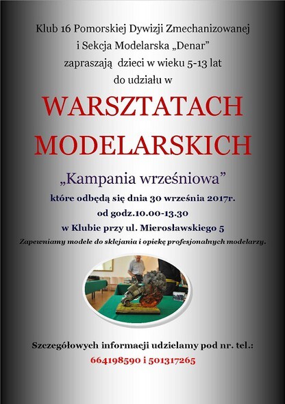 Warsztaty modelarskie dla dzieci i nie tylko