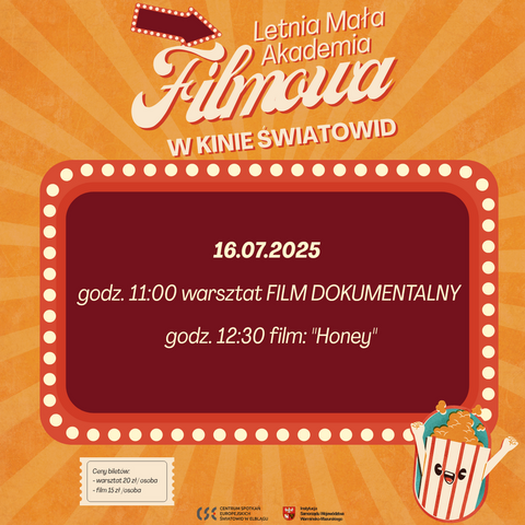 Warsztaty o filmie dokumentalnym i seans filmu Honey