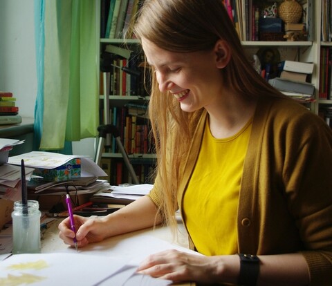 Warsztaty z ilustratorką książek dla dzieci Marianną Oklejak
