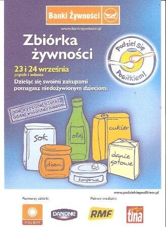 Weekendowa zbiórka żywności