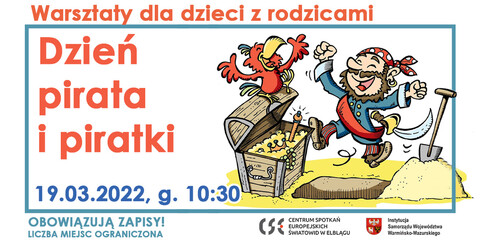 Weekendowe warsztaty dla dzieci i opiekunów – „Dzień pirata i piratki