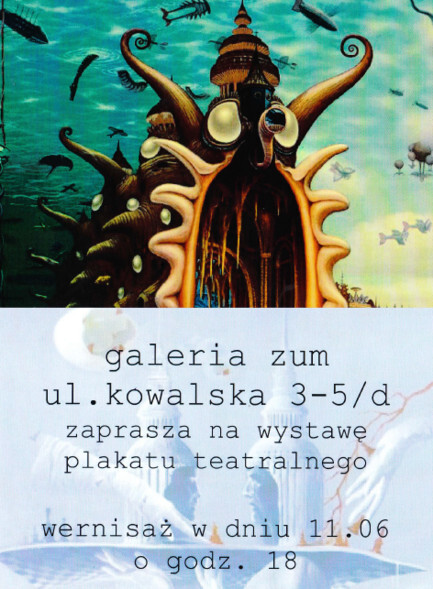 Wernisaż wystawy plakatu w Galerii Zum