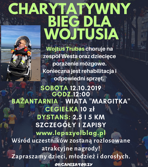 Weź udział w biegu charytatywnym dla Wojtusia