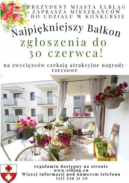 Weź udział w konkursie na najpiękniejszy balkon