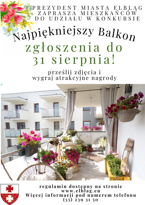 Weź udział w konkursie na najpięknieszy balkon