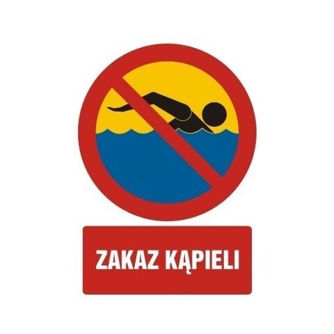 Widzisz ten znak, nie kąp się!