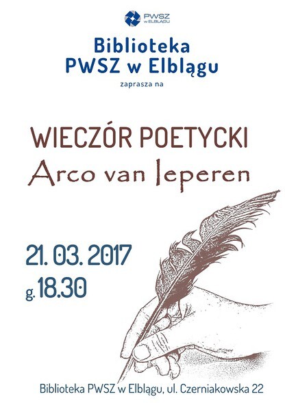 Wieczór poetycki Arco van Ieperena