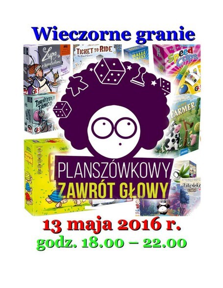 Wieczorne granie - Planszówkowy zawrót głowy