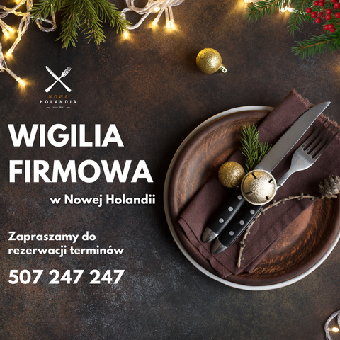 Wigilia firmowa i świąteczny catering w Nowej Holandii