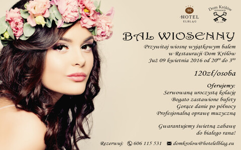 Wiosna, ach to Ty – Bal Wiosenny w restauracji Dom Królów