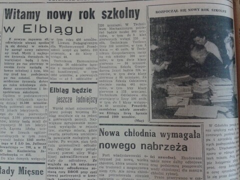 Witamy nowy rok szkolny w Elblągu