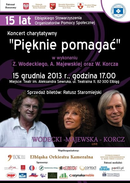 Wodecki, Majewska, Korcz - koncert dla ESOPS