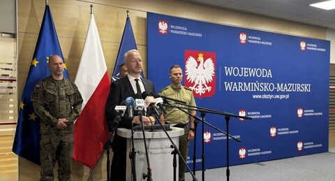 Wojewoda i służby uspokajają i apelują w sprawie dronów