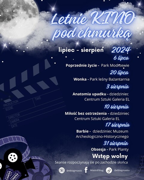 Wraca Letnie Kino pod Chmurką