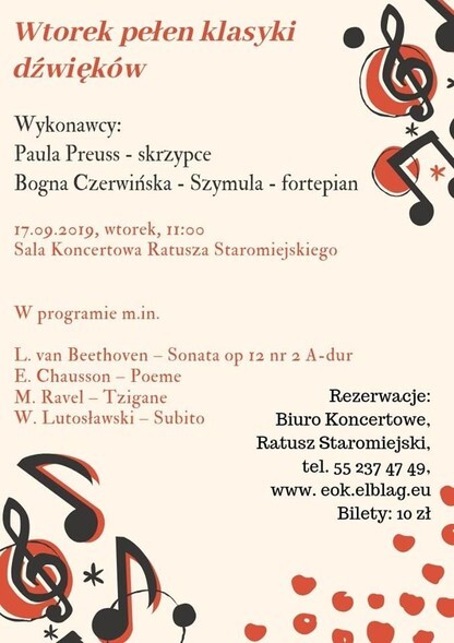 Wtorek pełen klasyki dźwięków